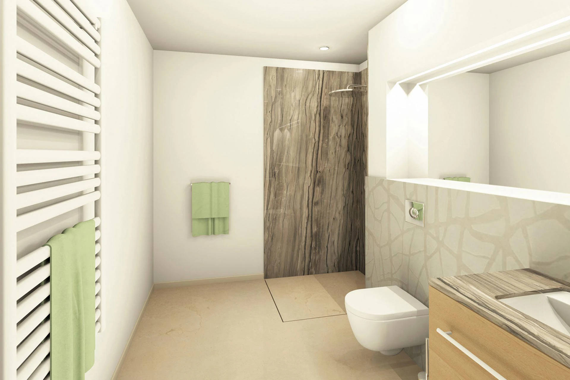 Badezimmer Planung 3D