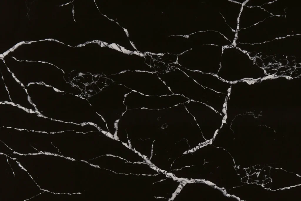 Quartzwerkstoff Statuario Nero