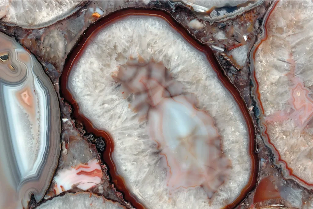 Edelstein Red Agate
